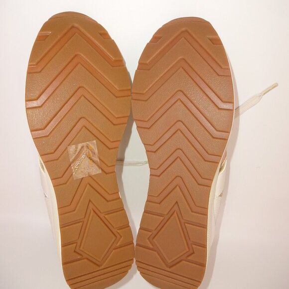 Womens Michael Kors Mabel Trainer Platform Wedge Sneakers 8 M Pink White Gold - Picture 8 of 9